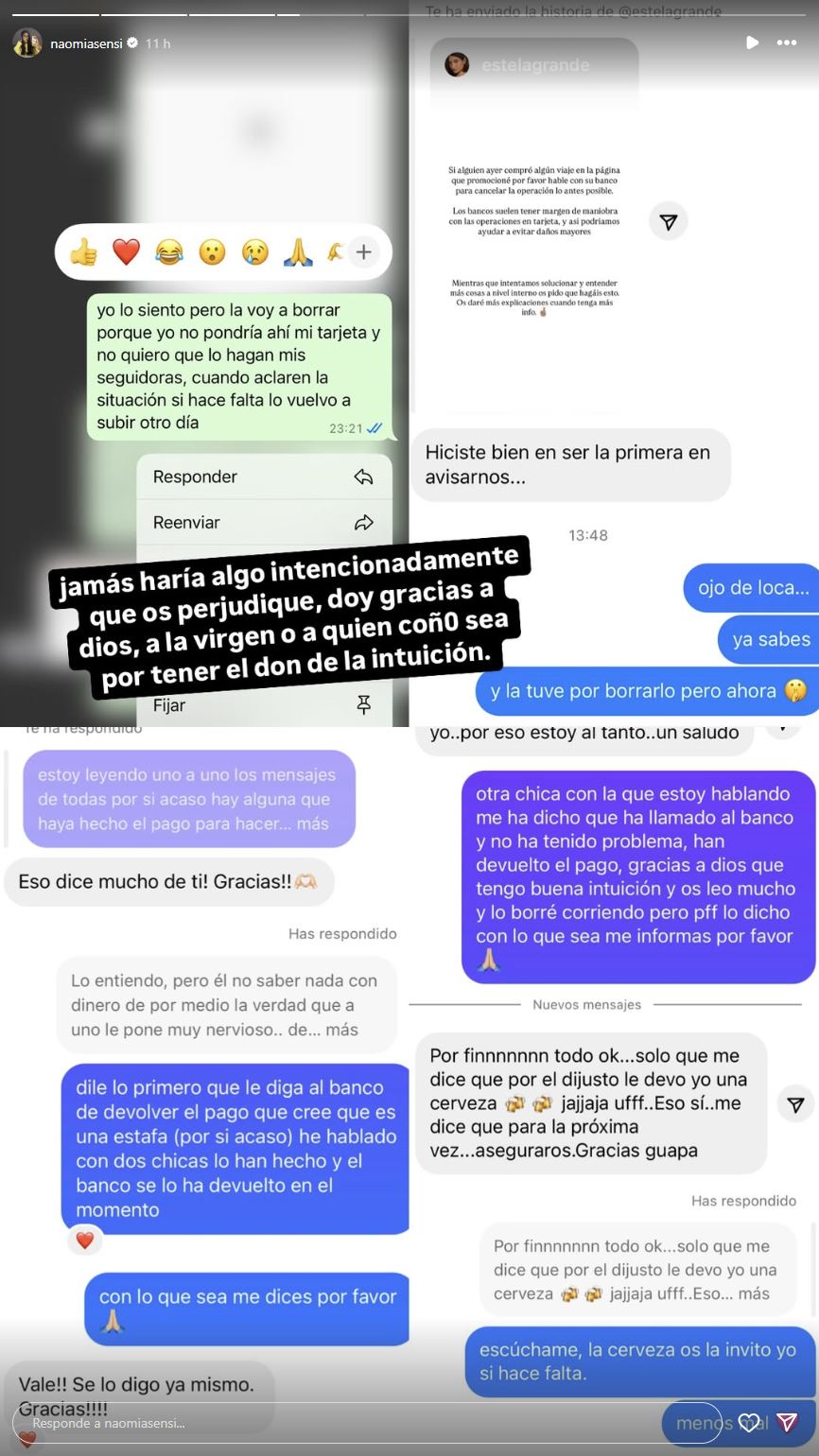 Naomi Asensi History About 7 Vuels Fraud