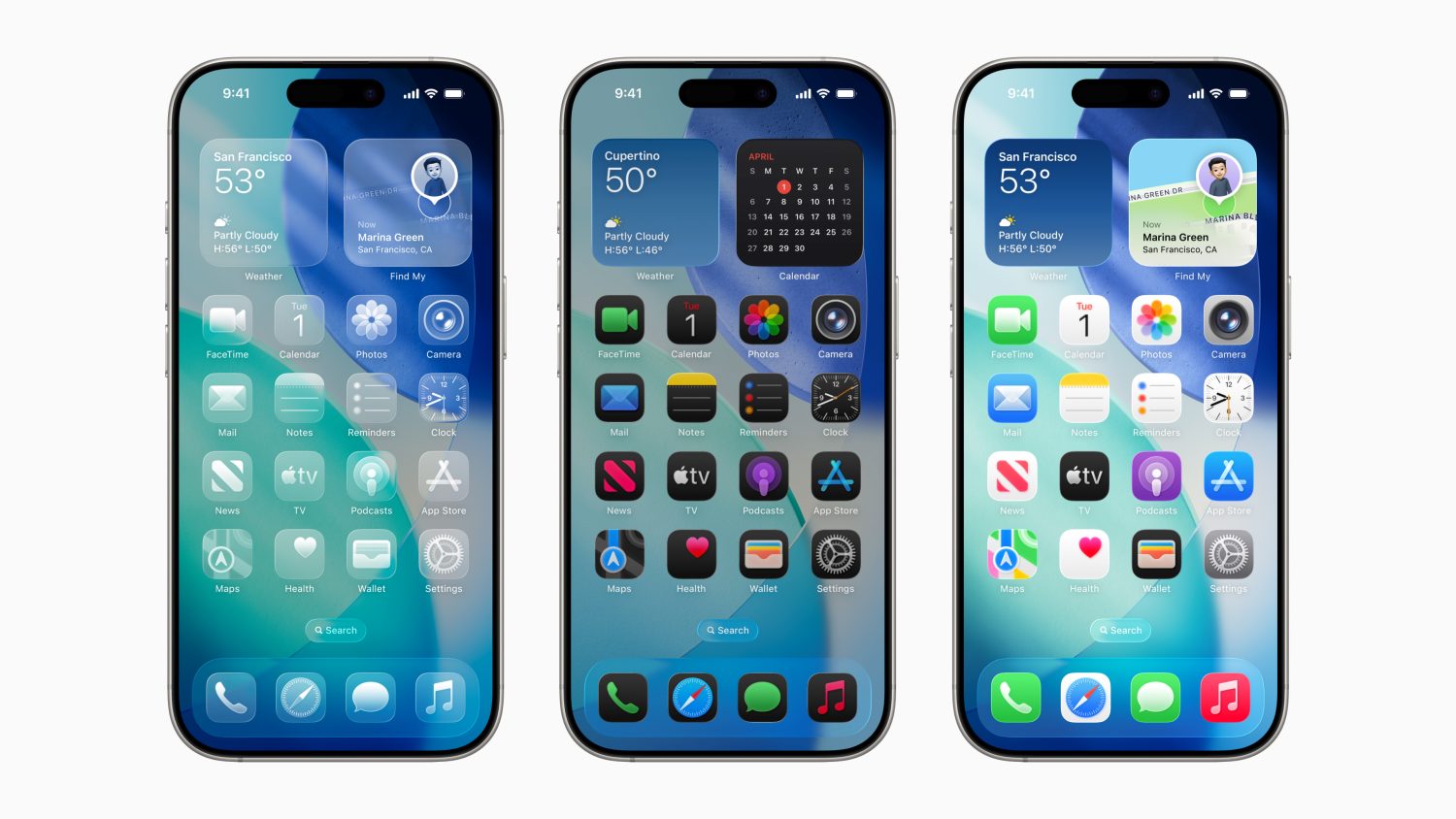 iOS 26 Verre liquide iPhone