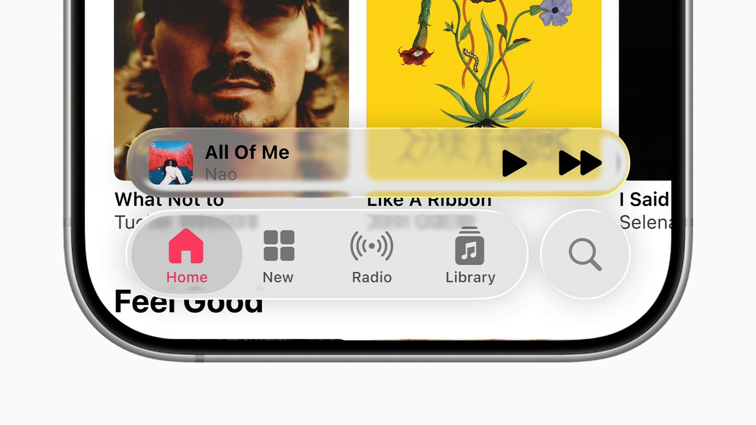iOS 26 Verre liquide iPhone
