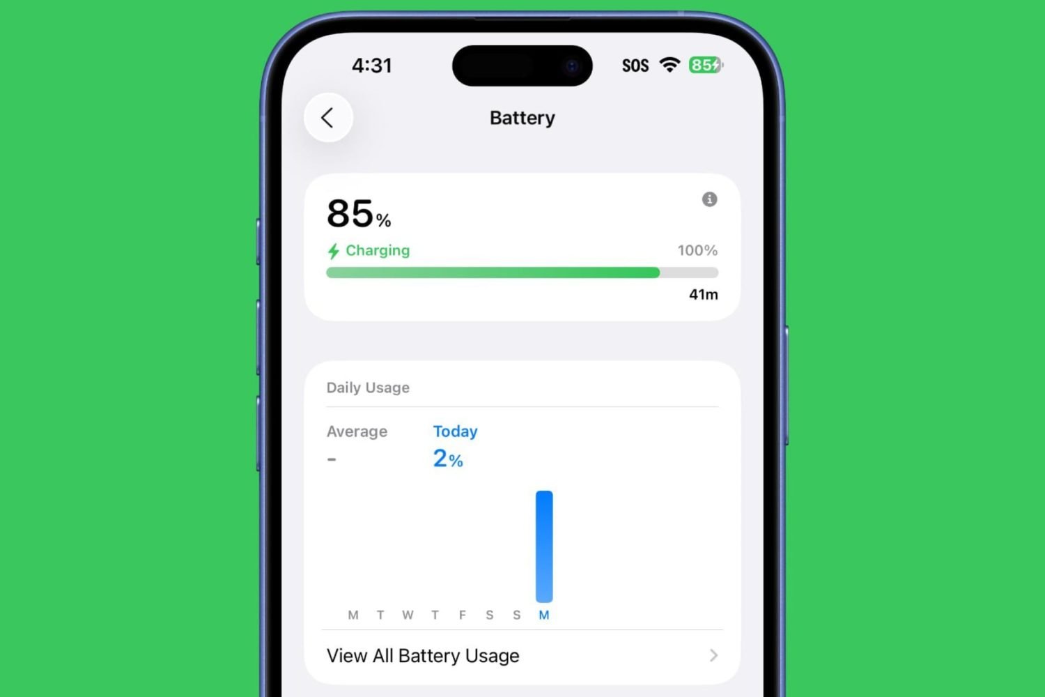 La charge de la batterie dans iOS 26 montre combien de temps il faudra pour charger