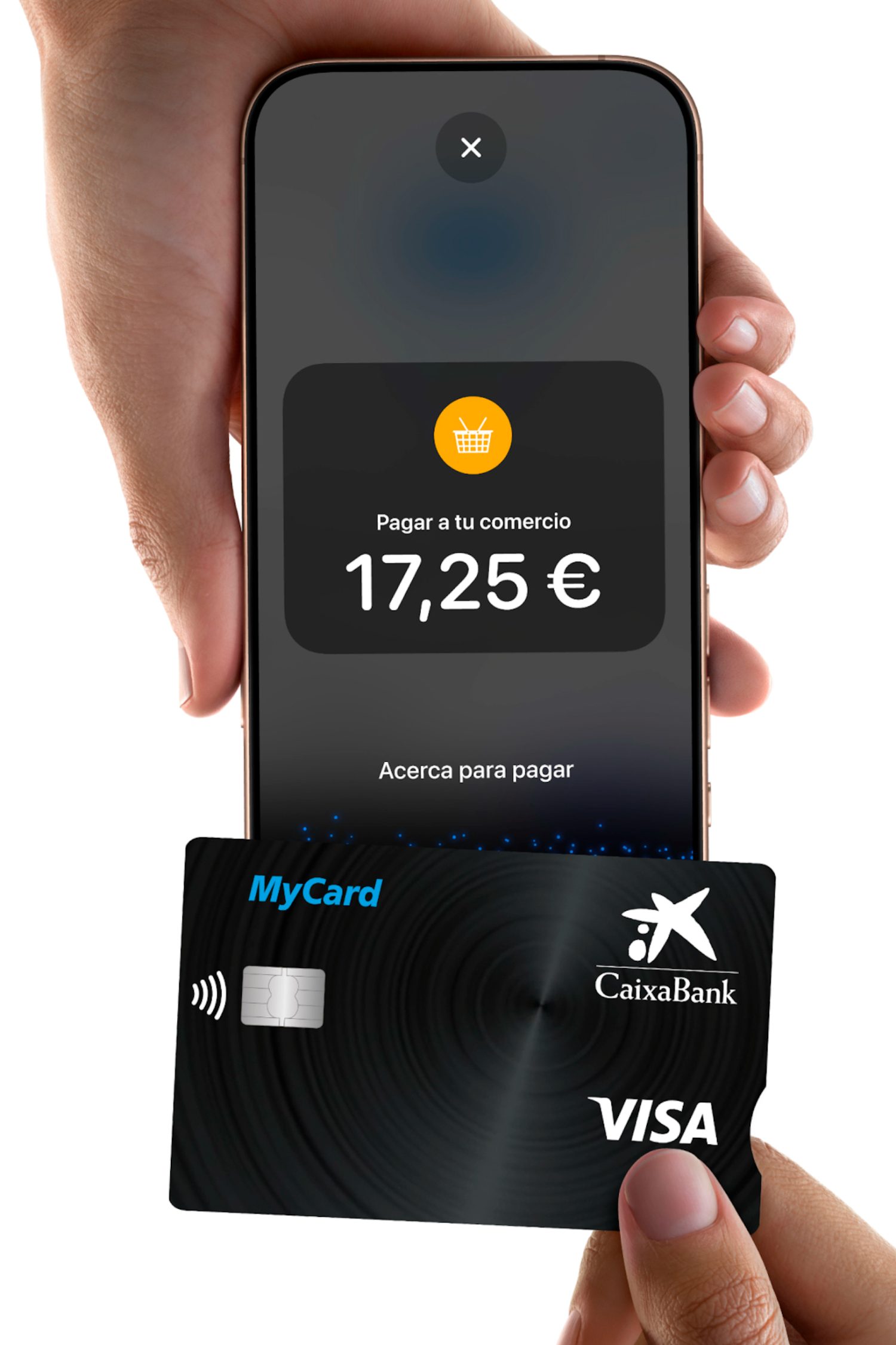 Appuyez pour payer l'iPhone Espagne