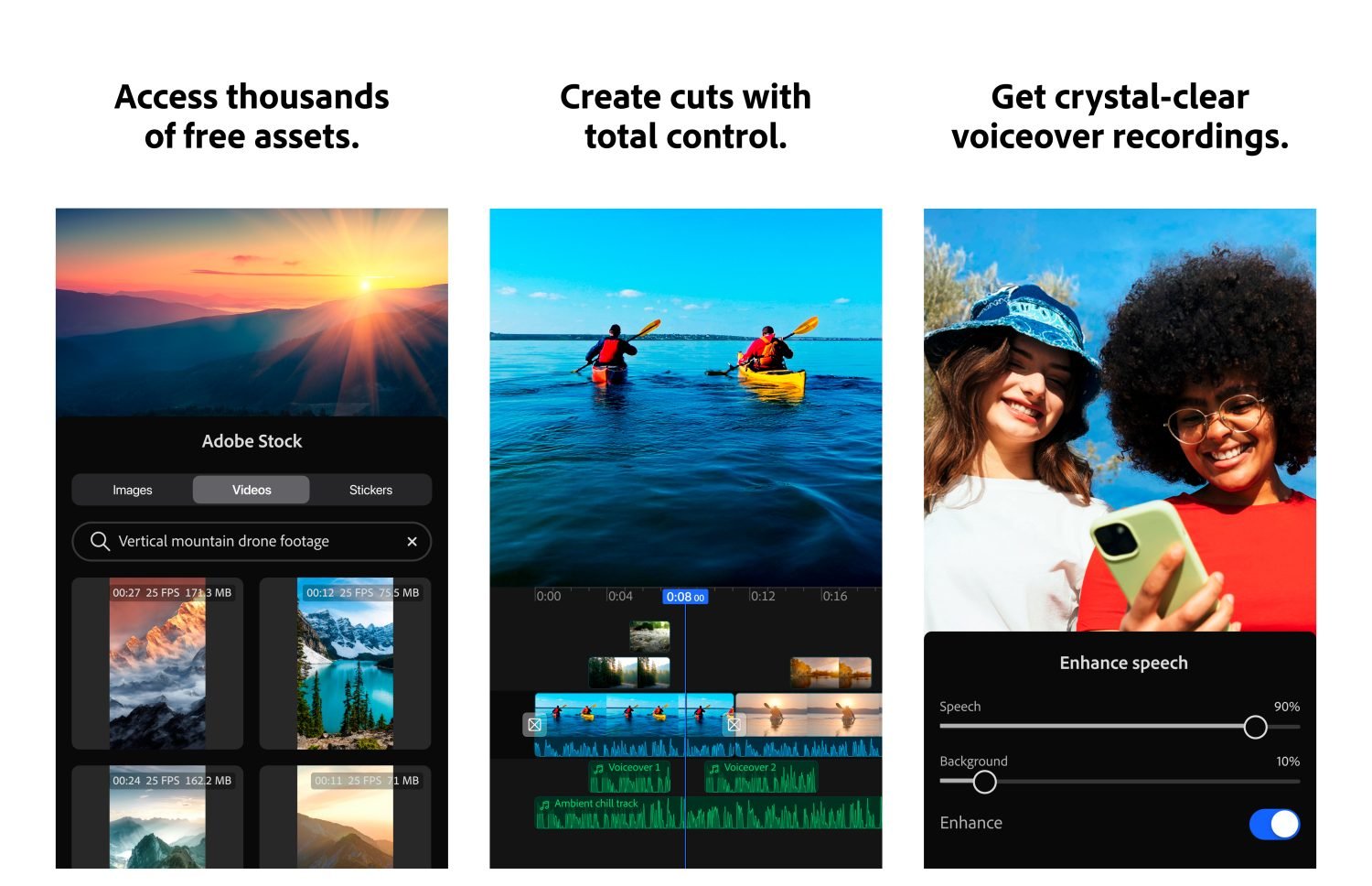 Adobe Premiere pour iPhone
