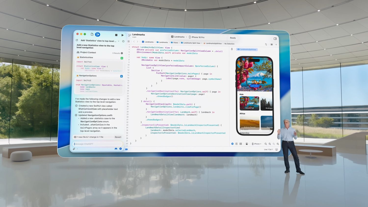 Xcode 26 est intégré à Chatgpt et plus de fonctions de l'IA