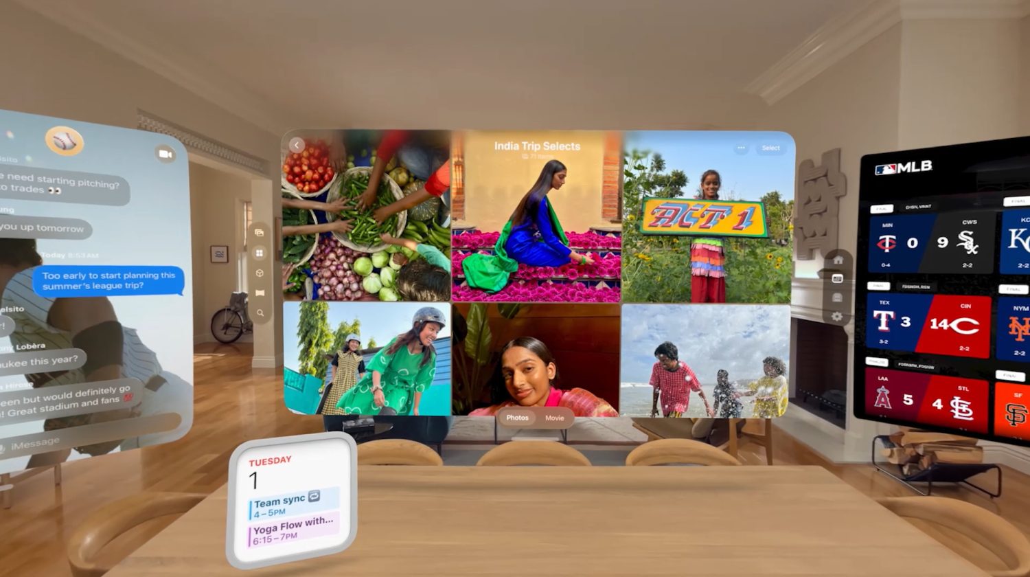 VisionOS 26 à l'Apple Vision Pro