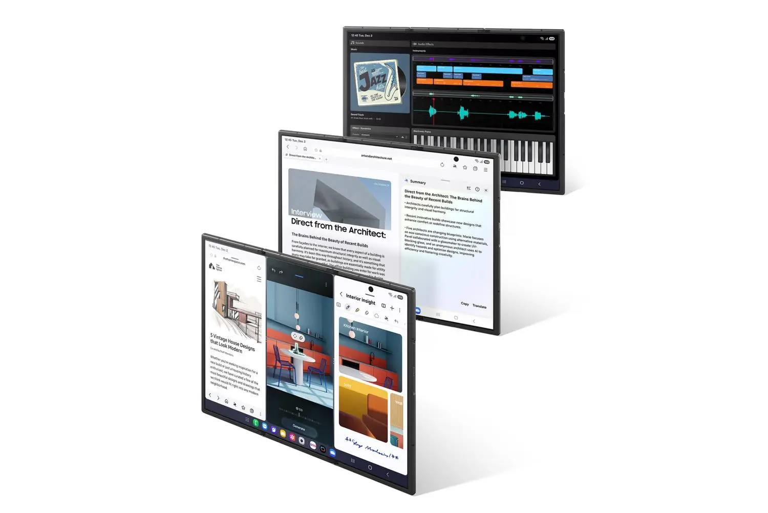 Galaxy Z à trois volets