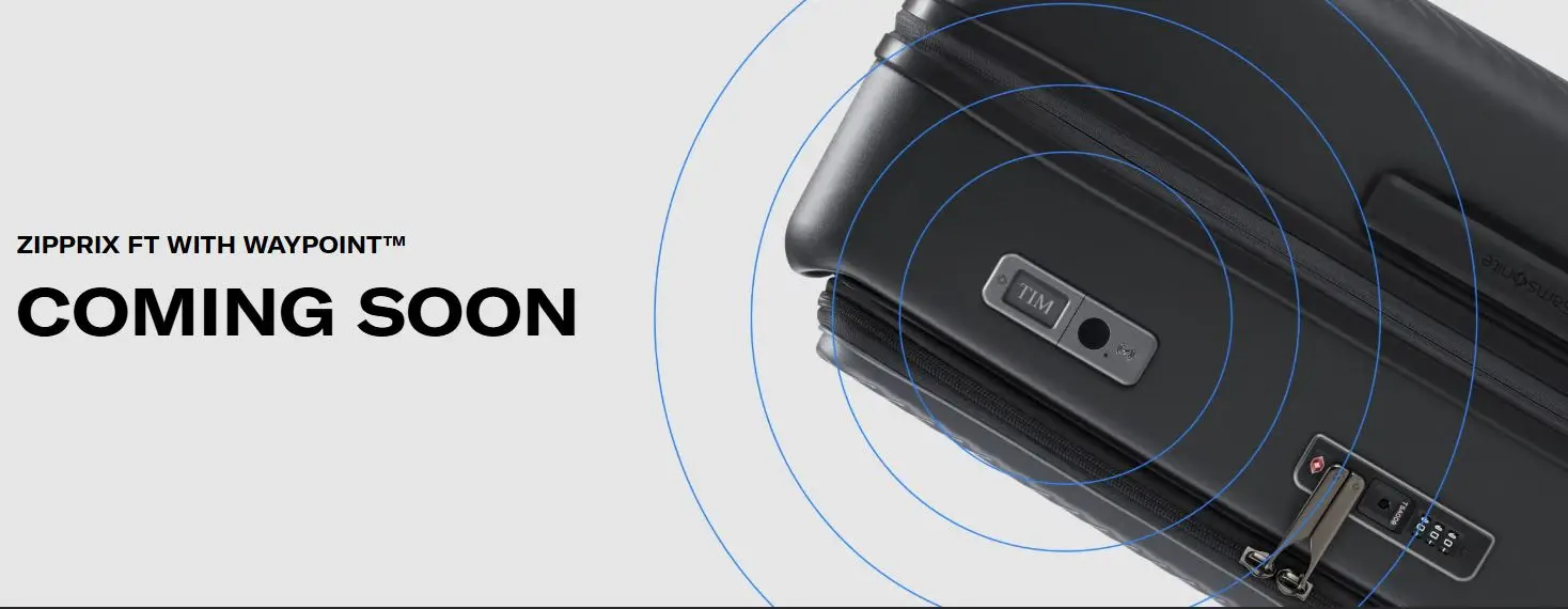 Valise Samsonite avec Google Find Hub