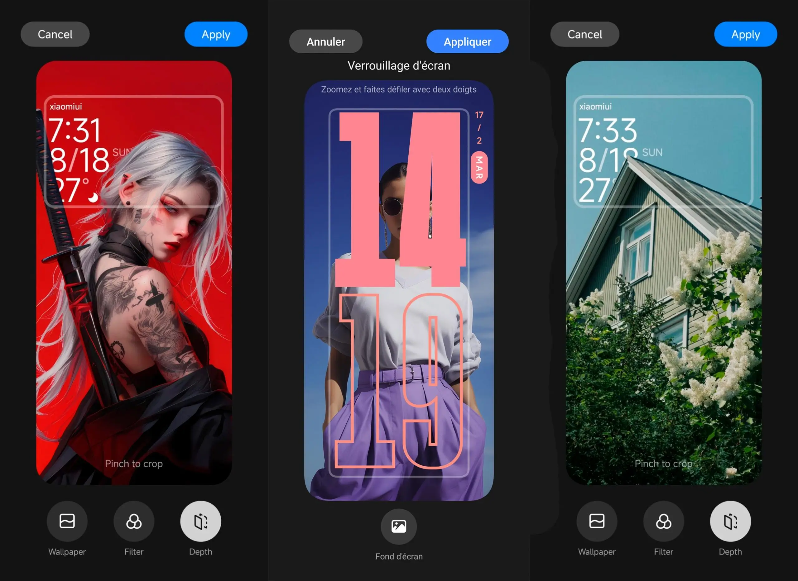 Ces 58 fonds d'écran pour votre Xiaomi ont l'effet de profondeur que HyperOS 3 a copié d'Apple